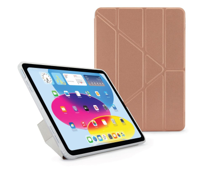 Etui na tablet Pipetto Origami do iPad 2022 (10. gen.) rose gold